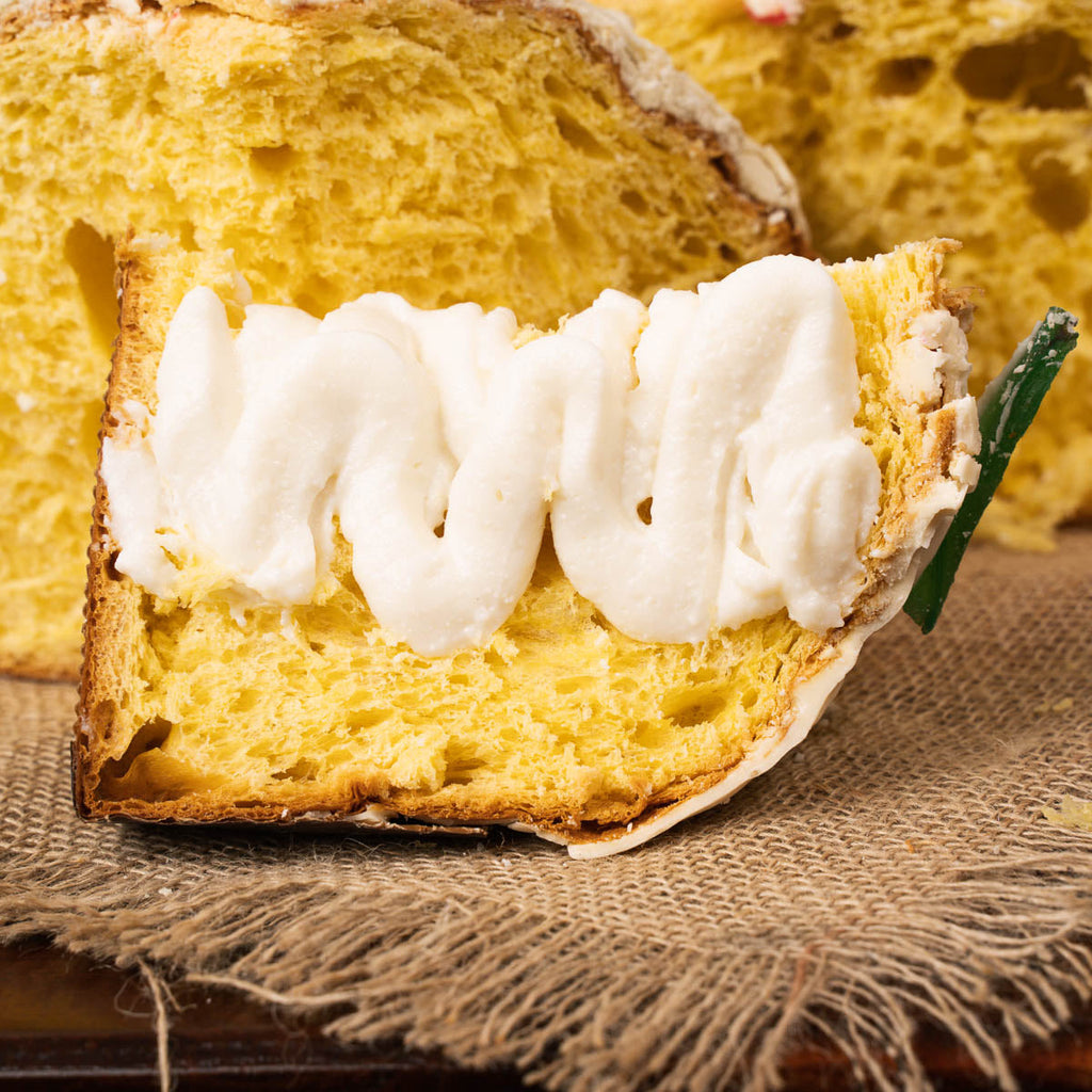 Panettone artigianale alla cassata siciliana Pancassata 1Kg + sac a poche di ricotta 500g