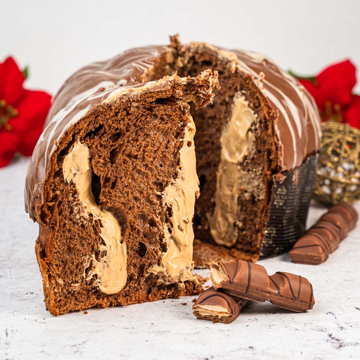 Panettone artigianale al cioccolato e nocciole ciokobueno