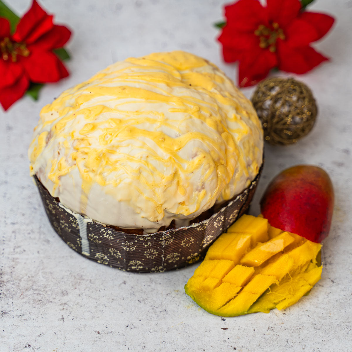 Panettone artigianale farcito ai frutti tropicali 1,1kg