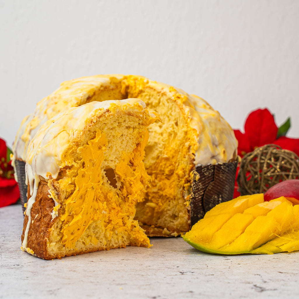 Panettone artigianale farcito ai frutti tropicali 1,1kg