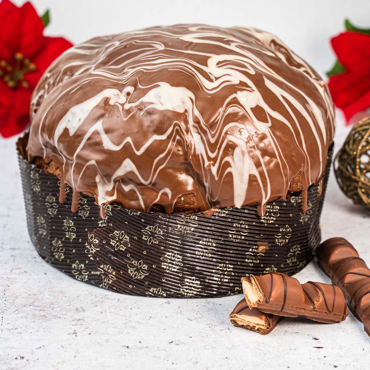 Panettone artigianale al cioccolato e nocciole ciokobueno